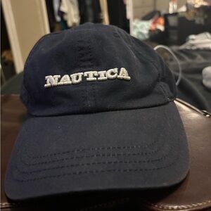 Vintage Embroidered Nautica Hat 1983 Blue Adjustable 100% Cotton